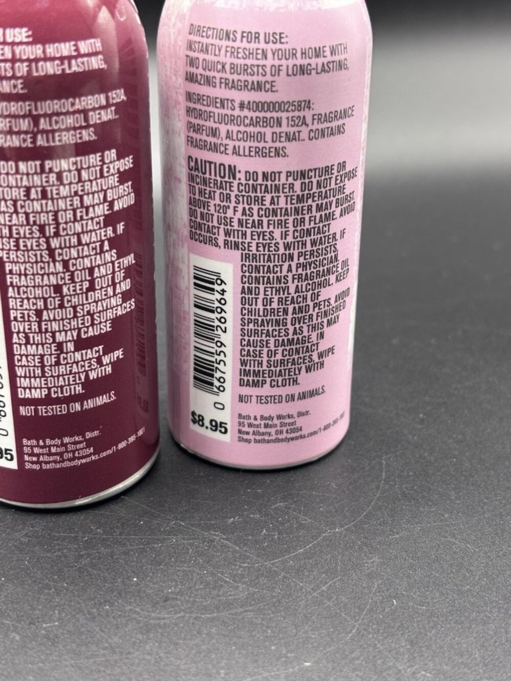 Bath Body & Works 2 Pack Concentrated Room Sprays 1.5 oz Christmas Orange Rose - Picture 12 of 16